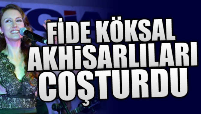 Fide Köksal Konseri Büyüledi