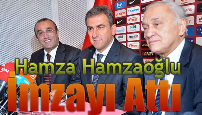 Galatasaray’ın Yeni Teknik Direktörü Hamza Hamzaoğlu İmzayı Attı