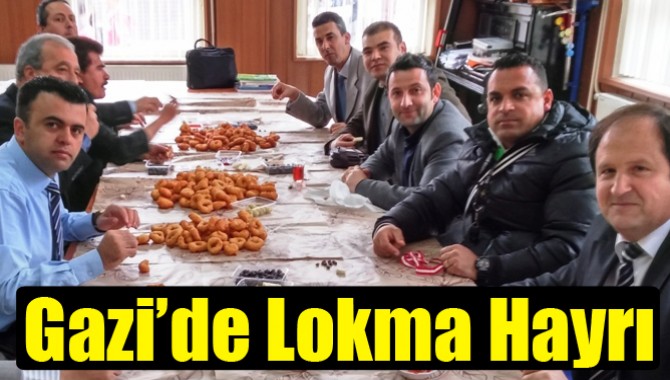 Gazi-A. Vehbi Bakırlıoğlu Ortaokulu Öğretmenlerinden Lokma Hayrı