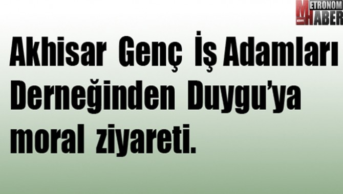 Genç İş Adamları Derneğinden Anlamlı Ziyaret
