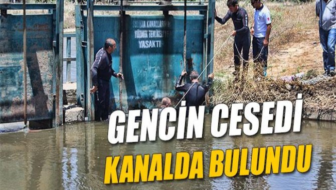 Gencin Cesedi Kanalda Bulundu