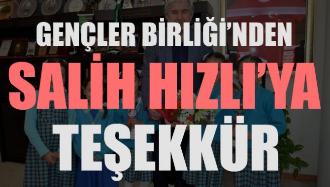 Gençler Birliği Kulübünden Başkan Salih Hızlı’ya Teşekkür