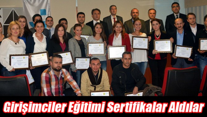 Girişimciler Eğitimi Sertifikalar Aldılar