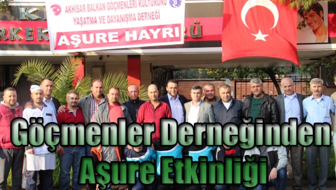 Göçmenler Derneğinden Aşure Etkinliği