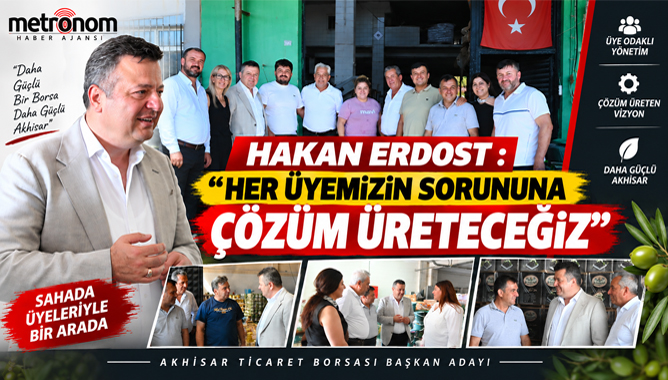 Hakan Erdost : “Her Üyemizin Sorununa Çözüm Üreteceğiz”