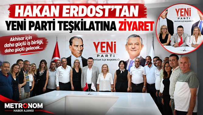 Hakan Erdost’tan Yeni Parti Teşkilatına Ziyaret