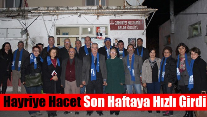 Hayriye Hacet Son Haftaya Hızlı Girdi