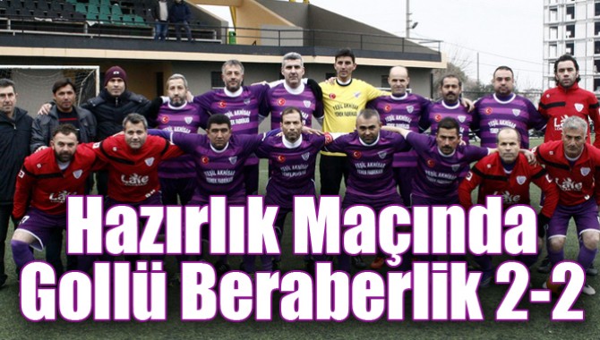 Hazırlık Maçında Gollü Beraberlik 2-2