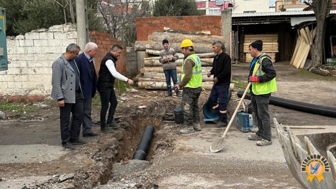 Hürriyet Mahallesi 396 Sokakta Taşkınlara Karşı Önlem