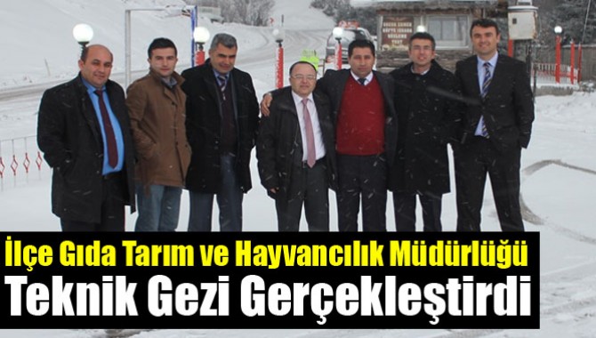 İlçe Gıda Tarım Ve Hayvancılık Müdürlüğü, Teknik Gezi Gerçekleştirdi