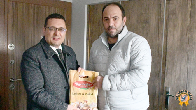 İlçe Milli Eğitim Müdürü Süleyman Erdem Ziyarette Bulundu