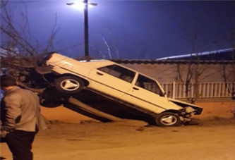 İLGİNÇ TRAFİK KAZASI