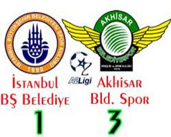 İstanbul Büyükşehir Belediyespor A2;1 – Akhisarspor A2;3