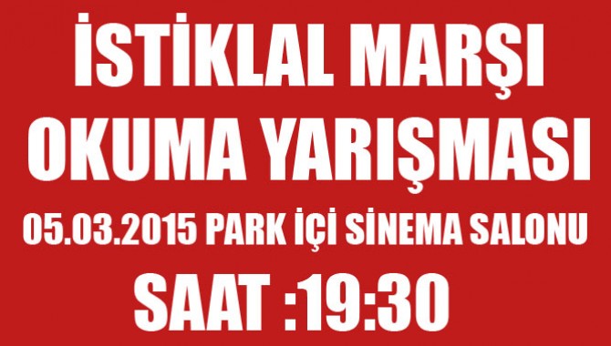 İstiklal Marşı Okuma Yarışması