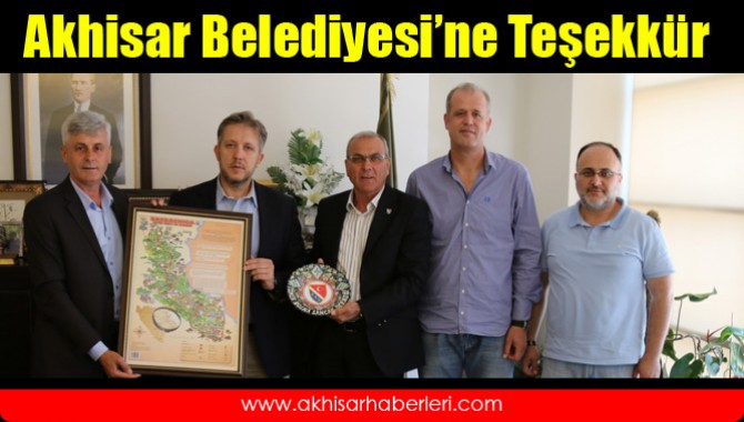 İzmir Bosna Sancak Derneği’nden Akhisar Belediyesi’ne Teşekkür