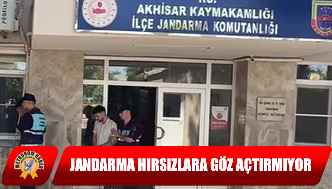 Jandarma Hırsızlara Göz Açtırmıyor