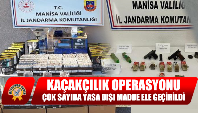 Kaçakçılık Operasyonu: Çok Sayıda Yasa Dışı Madde Ele Geçirildi