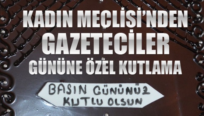 Kadın Meclisi, Basın Günümüzü Pasta Keserek Kutladı