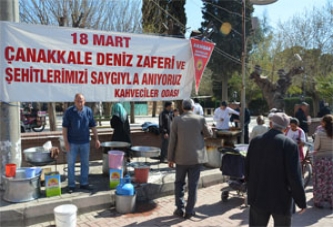 Kahveciler Odası Şehitleri Unutmadı