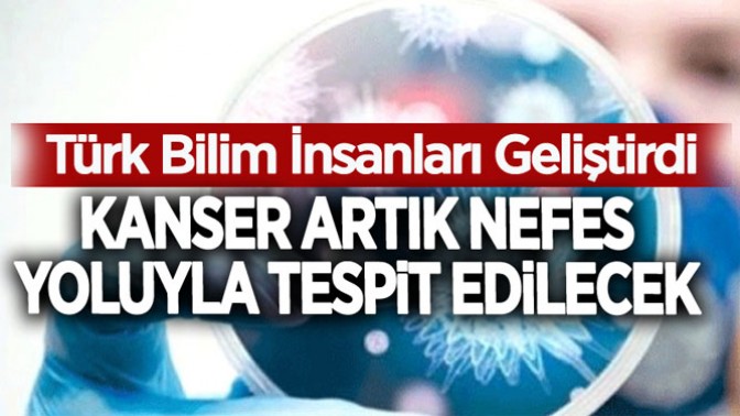 Kanser artık nefes yoluyla tespit edilecek