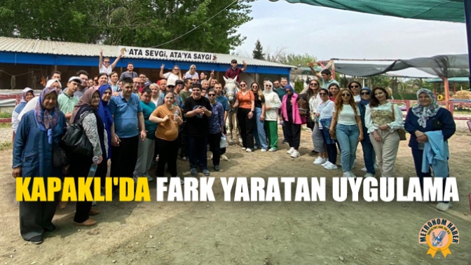 Kapaklıda Fark Yaratan Uygulama