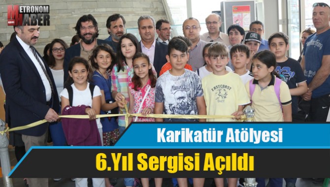 Karikatür Atölyesi 6.Yıl Sergisi Açıldı