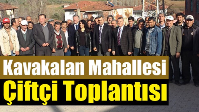 Kavakalan Mahallesi Çiftçi Toplantısı