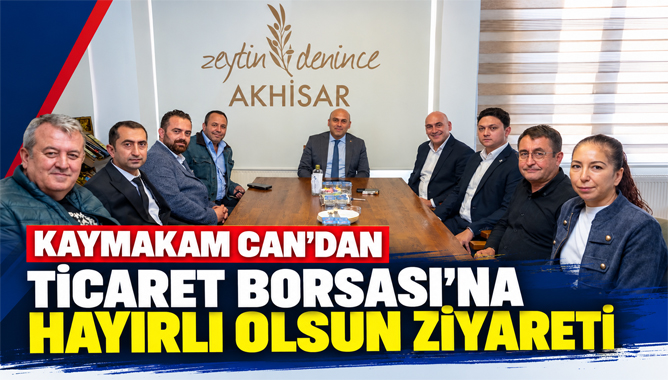 Kaymakam Can’dan Alper Alhat’a Hayırlı Olsun Ziyareti