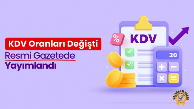 KDV oranlarına zam geliyor!