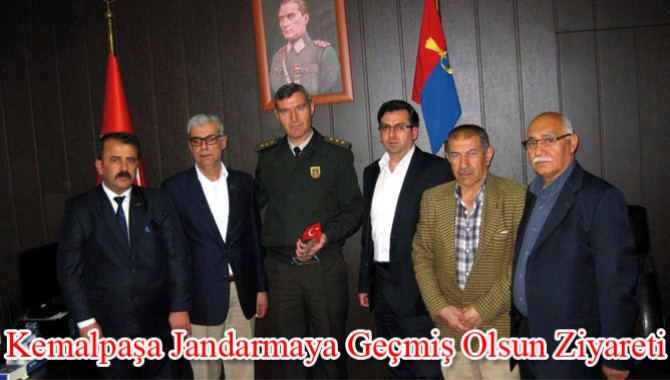 Kemalpaşa Jandarmaya Geçmiş Olsun Ziyareti