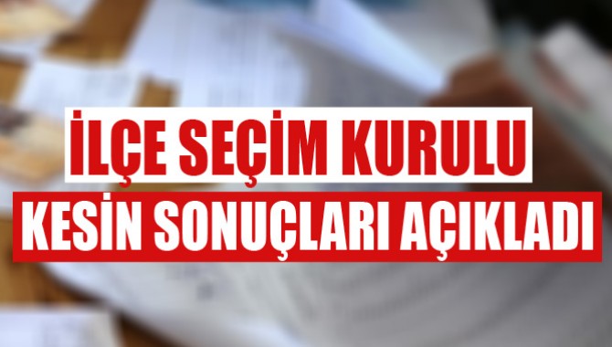Kesin Seçim Sonuçlarını Akhisar İlçe Seçim Kurulu Açıkladı