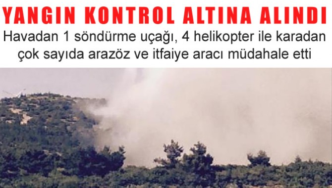 Kırkağaç'taki Orman Yangını Kontrol Altına Alındı