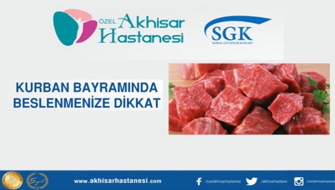 Kurban Bayramında beslenmenize dikkat!