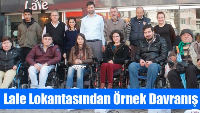 Lale Lokantasından Örnek Davranış