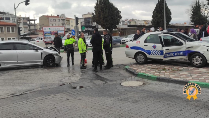 Maddi Hasarlı Kaza Meydana Geldi