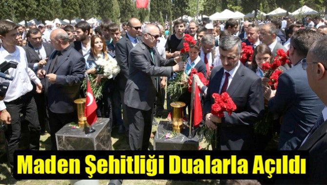 Maden Şehitliği Dualarla Açıldı