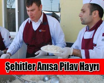 Madeni Sanatkârlar şehitler haftasında nohutlu pilav hayrı yaptı