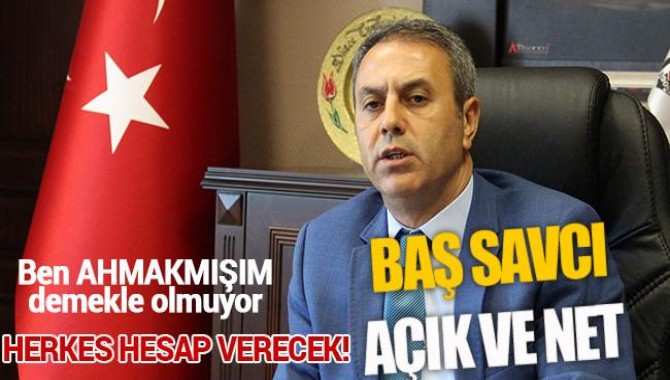 Manisa Cumhuriyet Başsavcısı Şimşek: Herkes Hesap Verecek