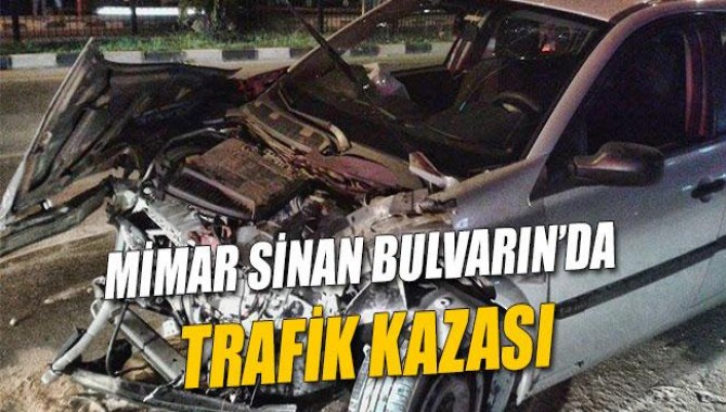 Manisa Mimar Sinan Bulvarında Trafik Kazası