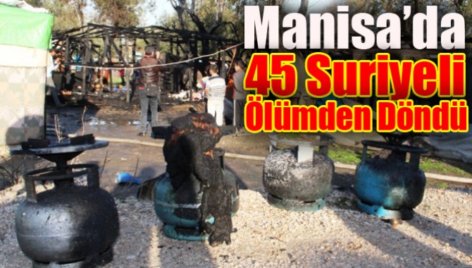 Manisa'da 45 Suriyeli Ölümden Döndü
