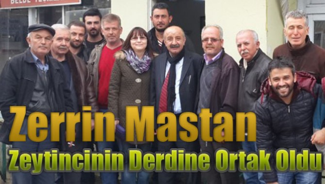 Mastan Zeytinliova’da Zeytincinin Derdine Ortak Oldu