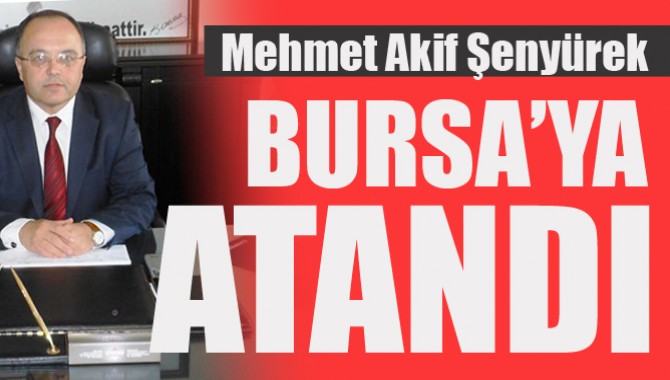 Mehmet Akif Şenyürek Bursa’ya Atandı