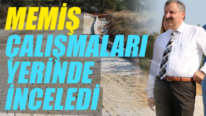 Memiş, Çepnibektaş’taki Çalışmaları İnceledi