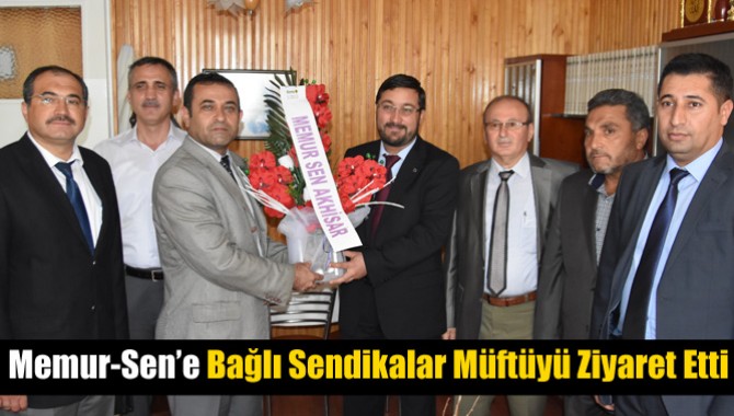 Memur-Sen’e Bağlı Sendikalar Müftüyü Ziyaret Etti
