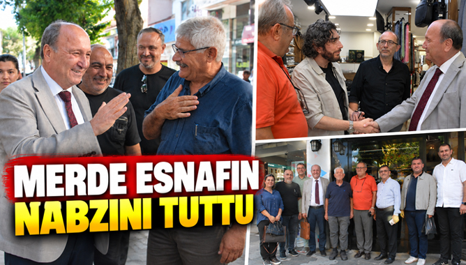 Merde Esnafın Nabzını Tuttu