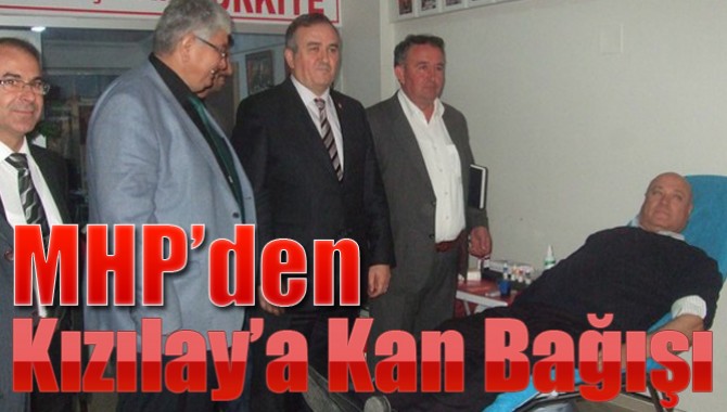 MHP’den Kızılay’a Kan Bağışı