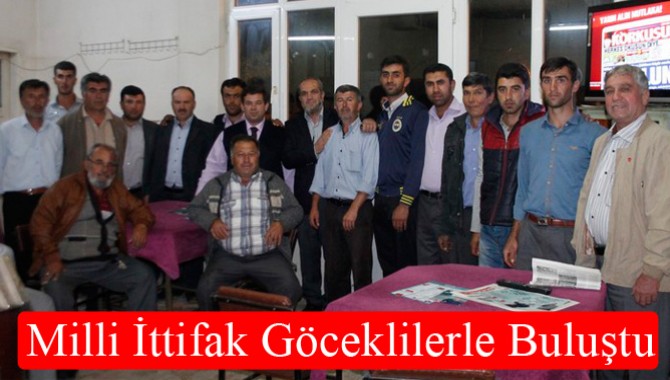 Milli İttifak Göceklilerle Buluştu