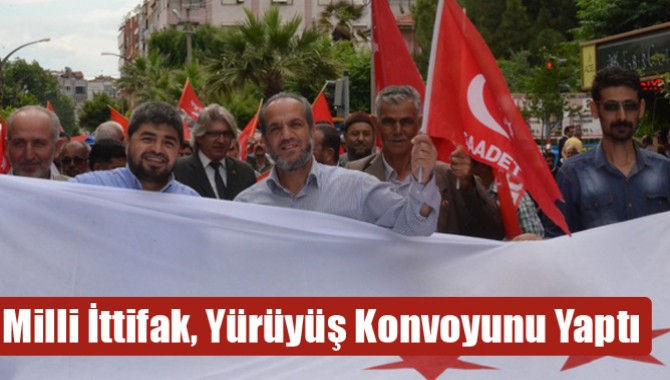 Milli İttifak, Yürüyüş Konvoyunu Yaptı