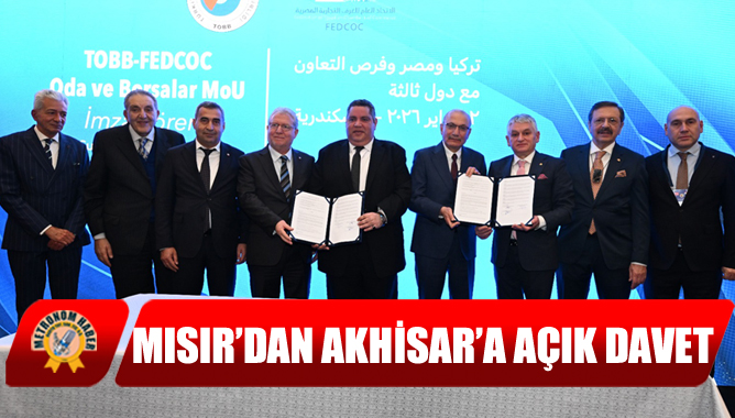 Mısır’dan Akhisar’a Açık Davet