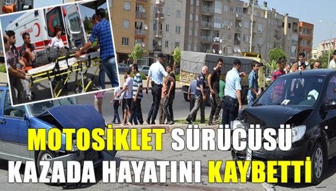 Motosiklet Sürücüsü Kazada Hayatını Kaybetti